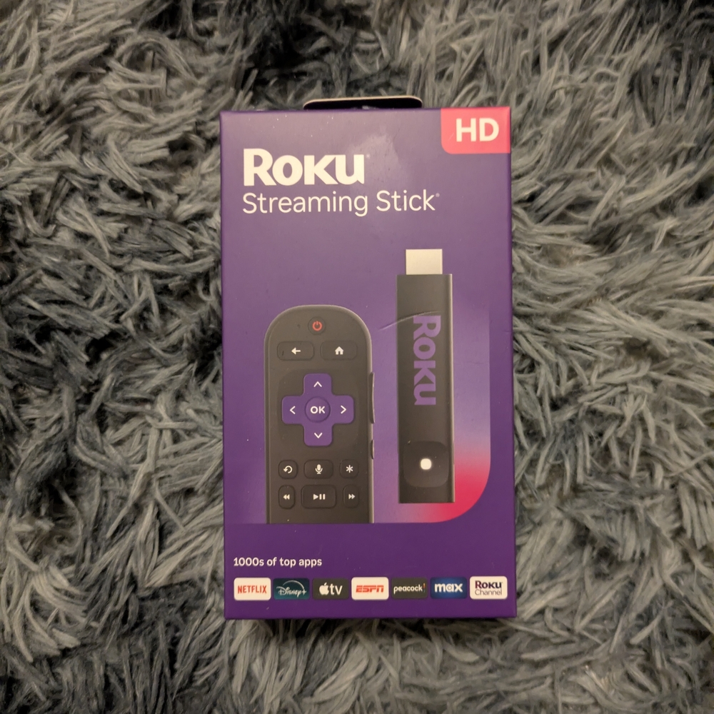 Roku Streaming Stick HD - Black and Purple